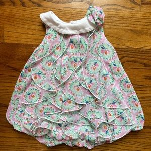 Nursery Rhyme baby girl sleeveless floral dress 12M